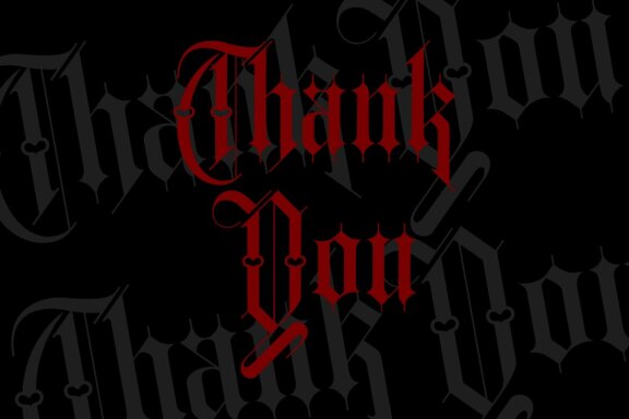 Hewalk - Blackletter Typeface Font