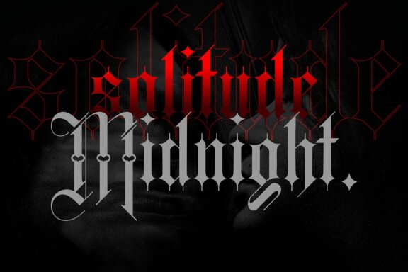 Hewalk - Blackletter Typeface Font
