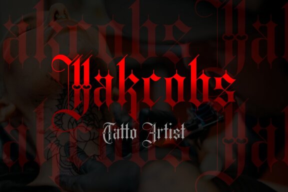 Hewalk - Blackletter Typeface Font