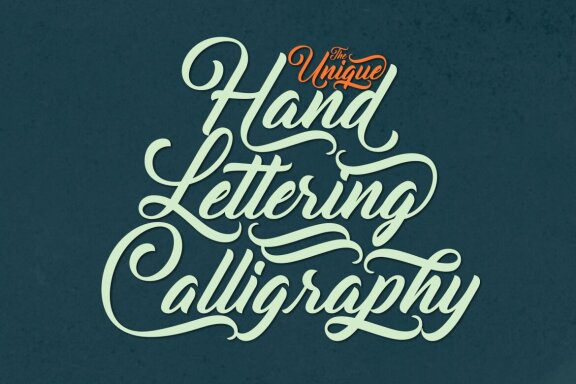 Unique - Script Calligraphy