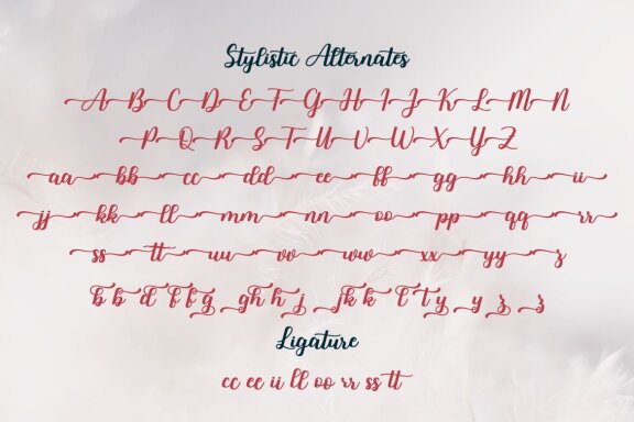 Ahzari - Lovely Script Font