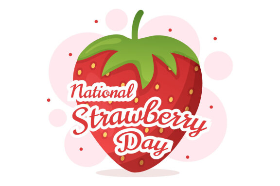 14 National Strawberry Day Illustration