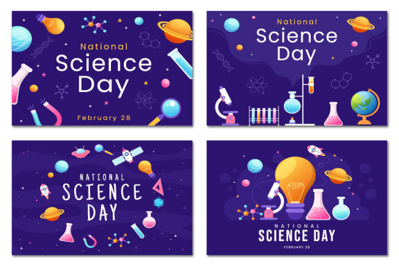 16 National Science Day Illustration