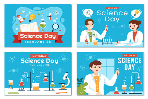 16 National Science Day Illustration