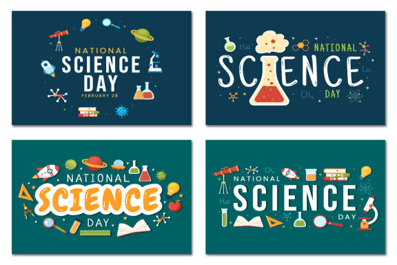 16 National Science Day Illustration