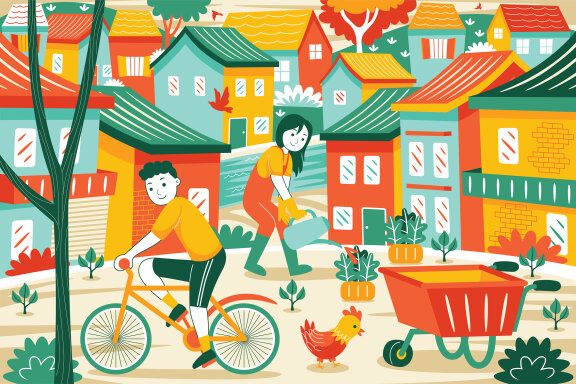 Real Estate Vector Illustration