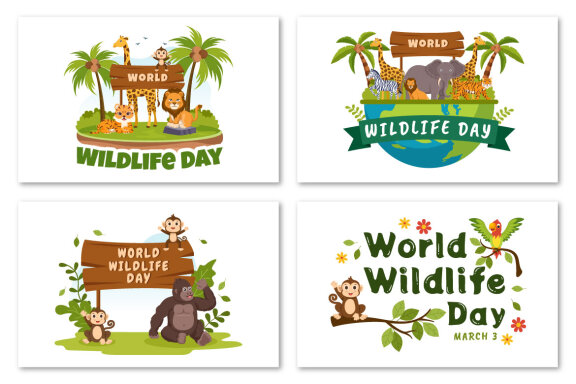 15 World Wildlife Day Illustration
