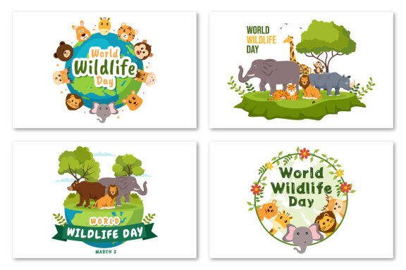 15 World Wildlife Day Illustration