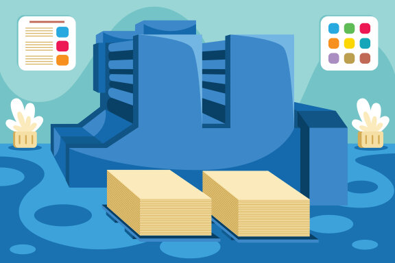 Printing Industry Vector Illustration