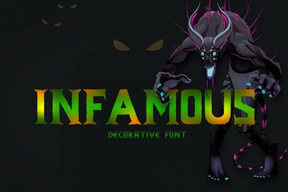 Infamous Display Font
