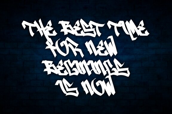 Helvair - Realistic Monoline Graffiti Font