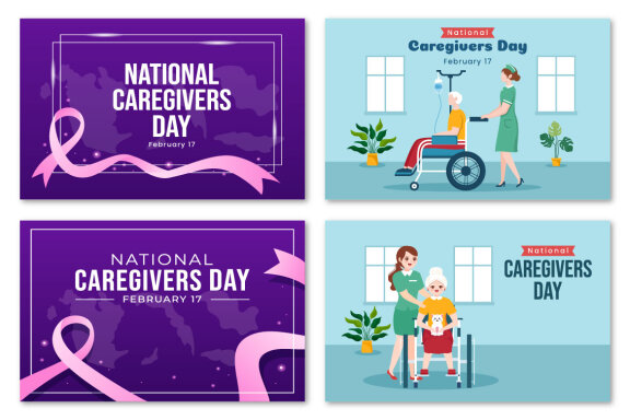12 National Caregivers Day Illustration