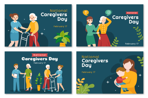 12 National Caregivers Day Illustration