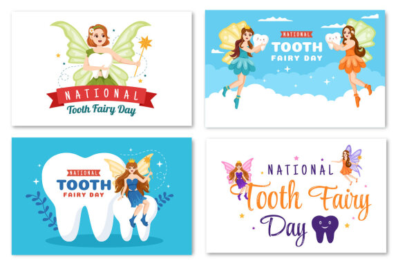 16 National Tooth Fairy Day Illustration