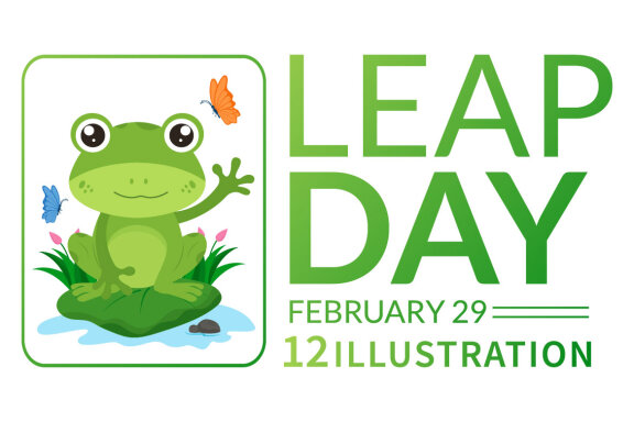 12 Happy Leap Day Illustration
