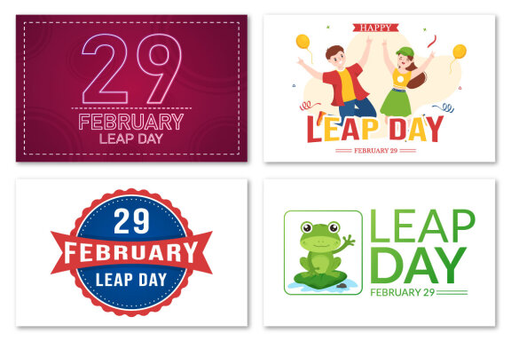 12 Happy Leap Day Illustration