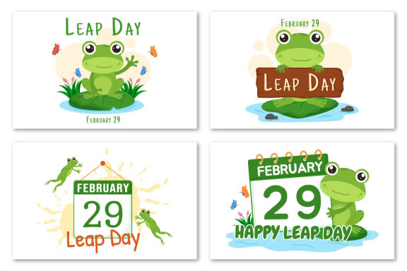 12 Happy Leap Day Illustration