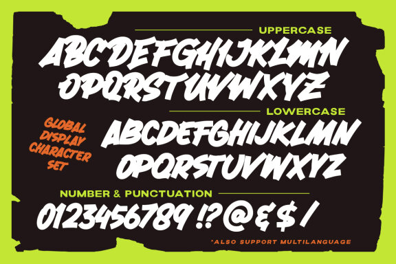 Global Street - Bold Display Font