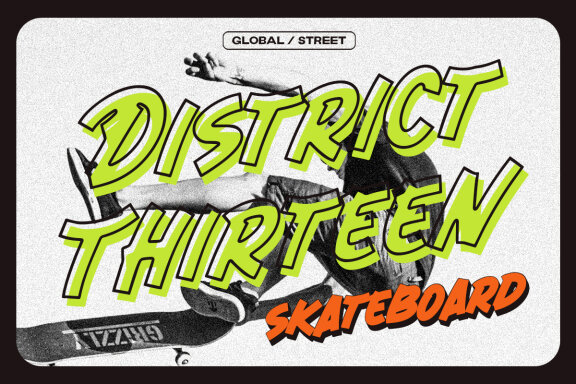 Global Street - Bold Display Font