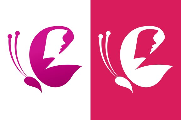 Butterfly logo icon vector design illustration