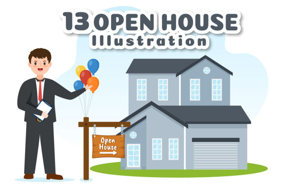13 Open House Design Illustration