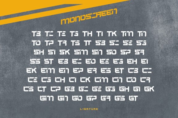 Monoscreen Modern Font