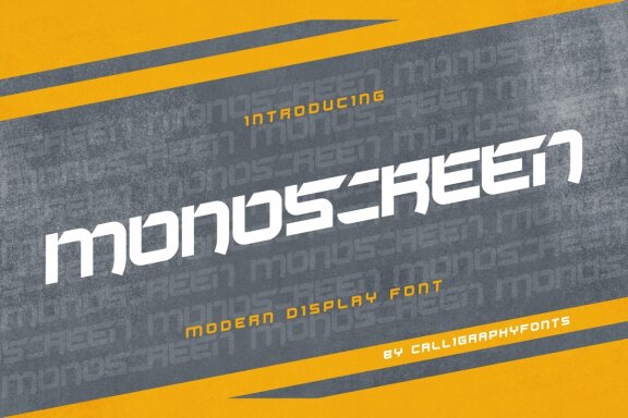 Monoscreen Modern Font