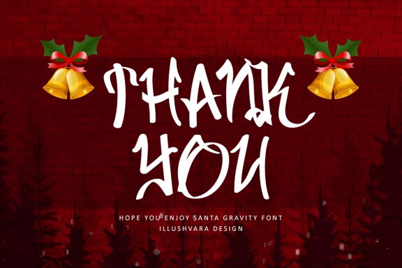 Santa Gravity - Display Font