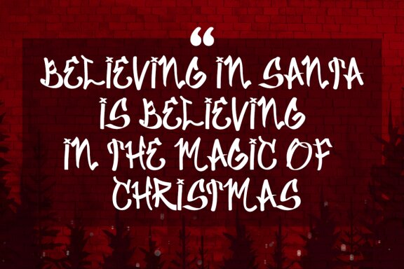 Santa Gravity - Display Font