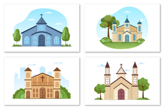 10 Lutheran Church and Pastor Illustration
