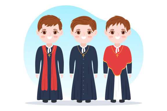 10 Lutheran Church and Pastor Illustration