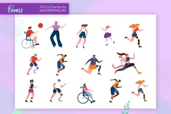 Sport Disabled Flat Collection
