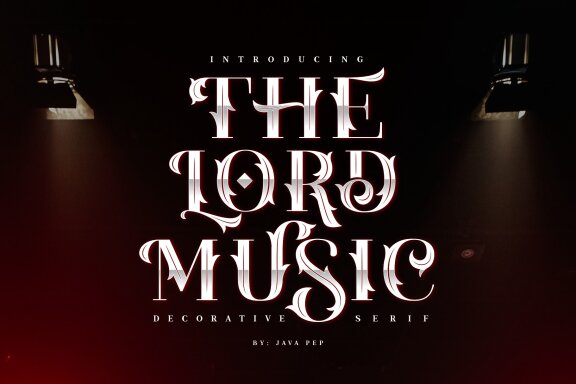 The Lord Music / Decorative font