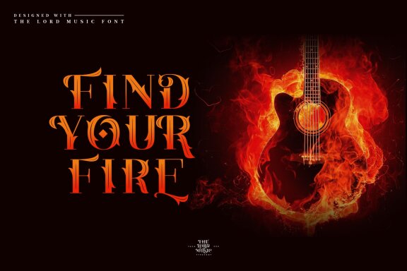 The Lord Music / Decorative font