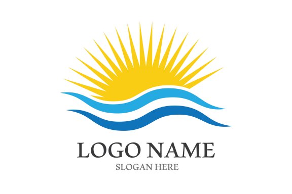 Sun vector illustration icon logo template design