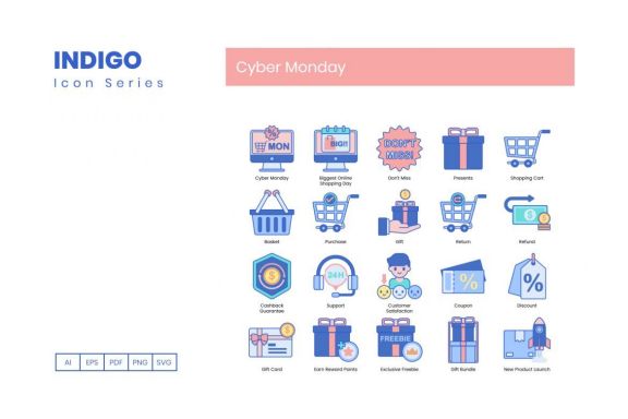 70 Cyber Monday Icons | Indigo