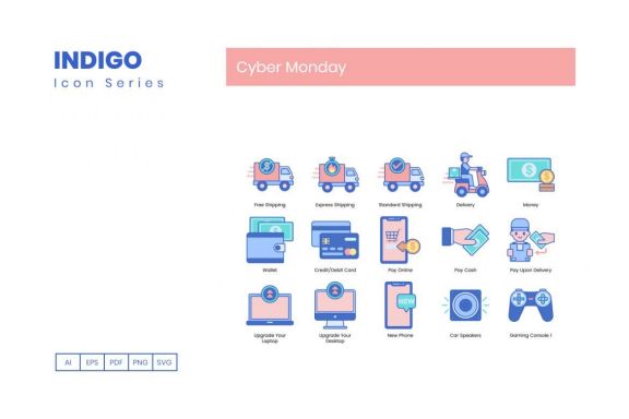 70 Cyber Monday Icons | Indigo
