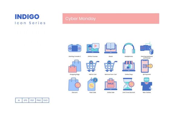 70 Cyber Monday Icons | Indigo