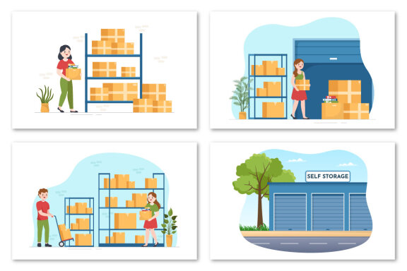 10 Self Storage Design Illustration