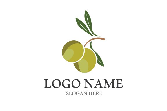 Extra virgin olive oil logo design vector illustration
