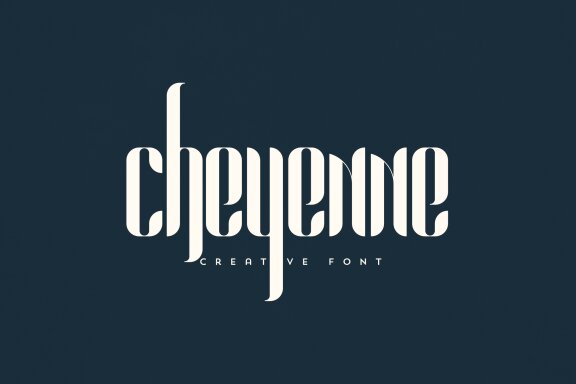 Cheyenne creative font