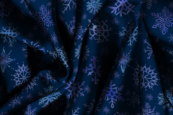 Snowflakes Watercolor Cliparts Set