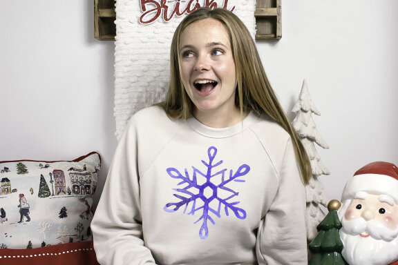 Snowflakes Watercolor Cliparts Set