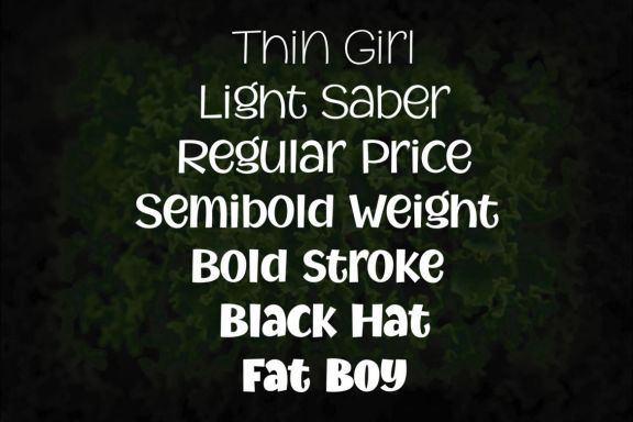 Mythical Garden Font Family