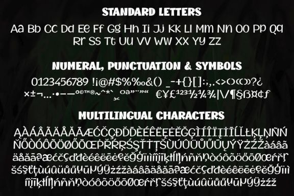 Mythical Garden Font Family