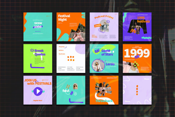 Sim90s Design Instagram | PSD