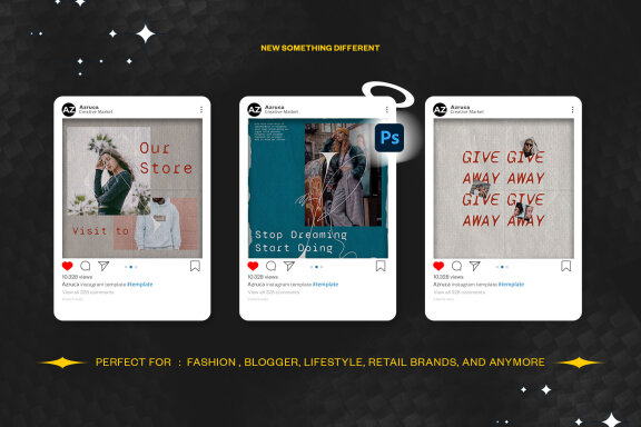 Bnxurban Instagram Template | PSD