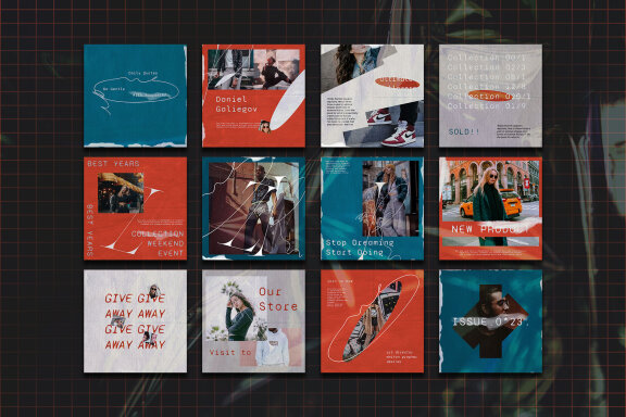 Bnxurban Instagram Template | PSD