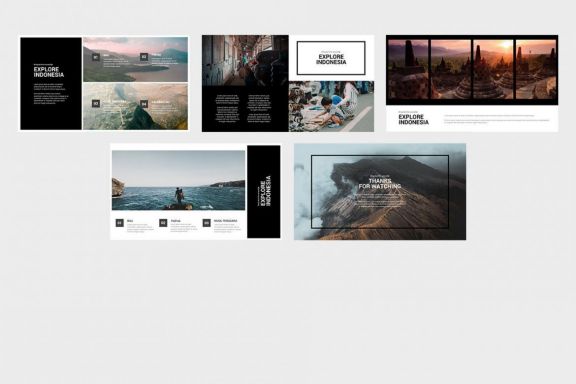 Explore Indonesia Powerpoint Template