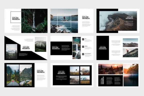 Explore Indonesia Powerpoint Template